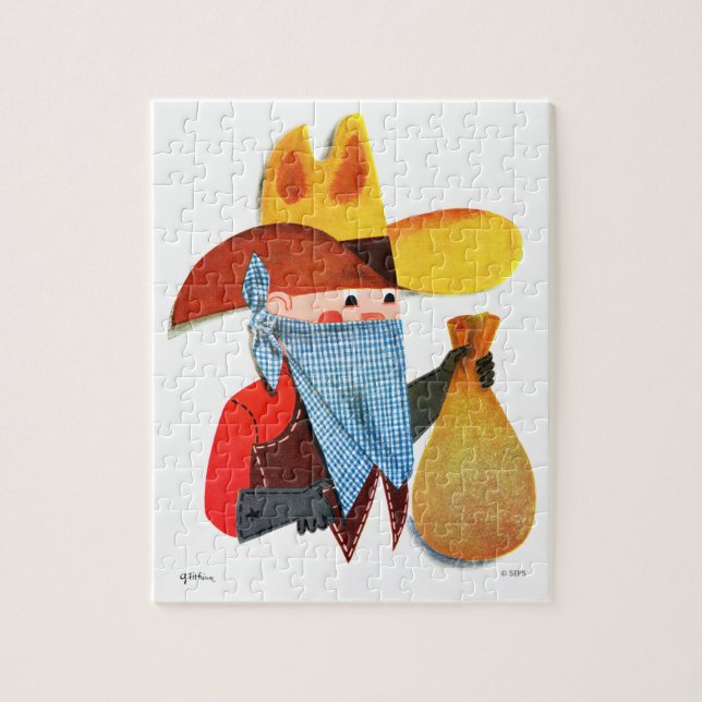 Cops and Robbers Jigsaw Puzzle (Vertical)