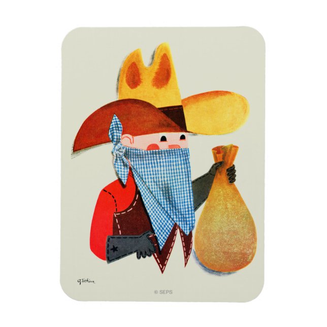 Cops and Robbers Magnet (Vertical)