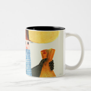 Cops and Robbers Two-Tone Coffee Mug