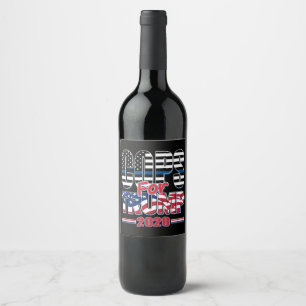 Cops For Trump - Trump 2020 Wine Label