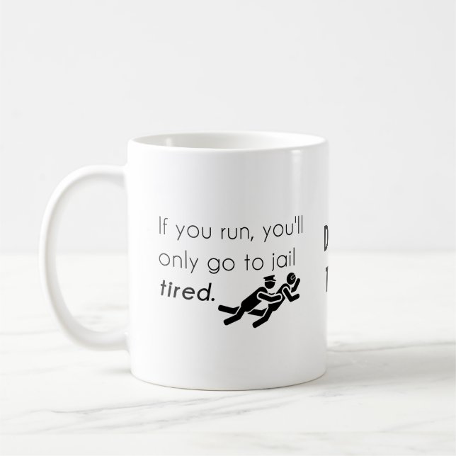 Cops Jokes Coffee Mug (Left)