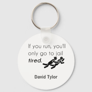 Cops Jokes Key Ring