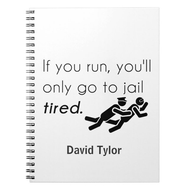 Cops Jokes Notebook (Front)