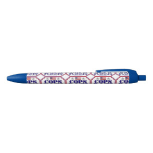Cops Rock Black Ink Pen