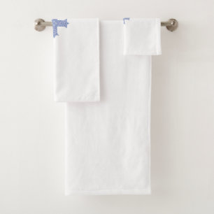 Coptic cross bath towel set