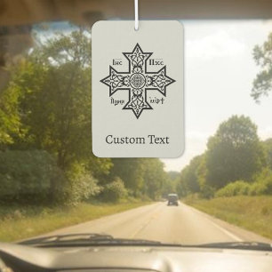 Coptic Cross Car Air Freshener