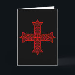 Coptic Cross Coptic Orthodox Church Eastern Christ Card<br><div class="desc">Coptic Cross Coptic Orthodox Church Eastern Christian</div>