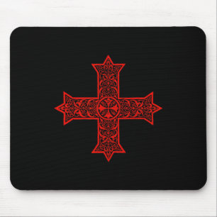 Coptic Cross Coptic Orthodox Church Eastern Christ Mouse Pad