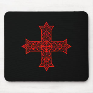 Coptic Cross Coptic Orthodox Church Eastern Christ Mouse Pad