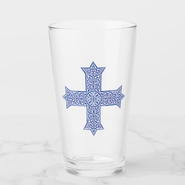 Coptic cross glass (Front)