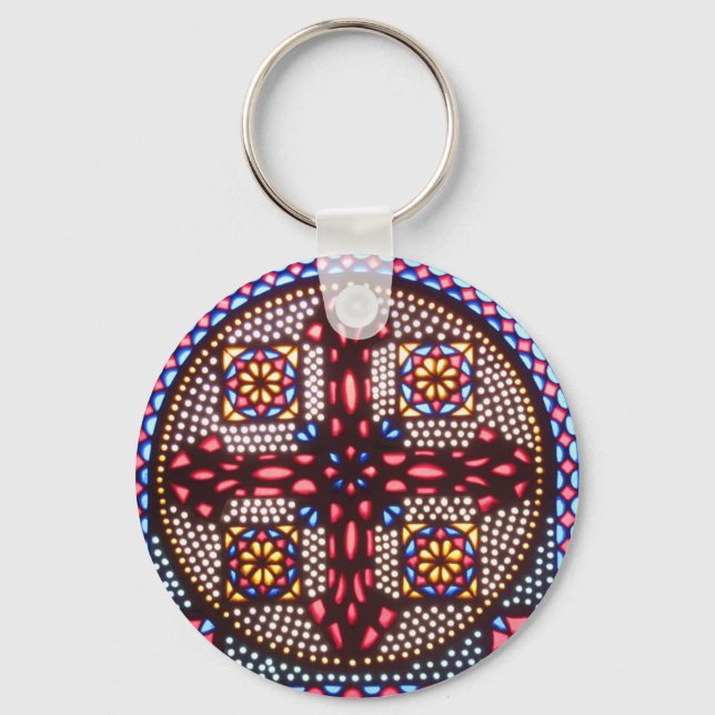 Coptic Cross Key Ring (Front)