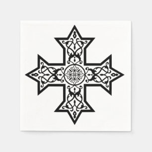 Coptic Cross Napkin