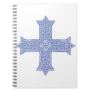 Coptic cross notebook