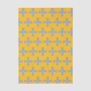 Coptic cross tissue paper