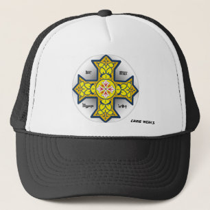 COPTIC CROSS TRUCKER HAT