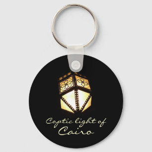 Coptic light of Cairo Key Ring