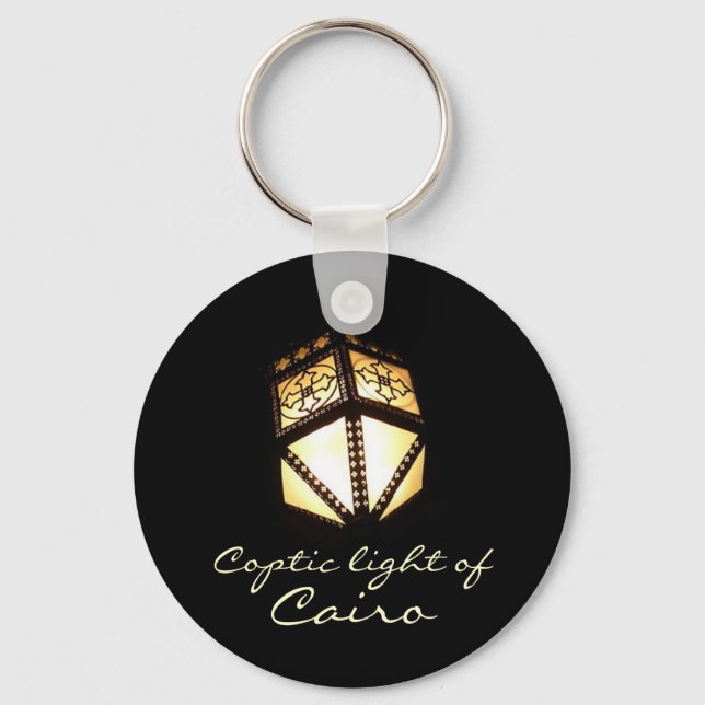 Coptic light of Cairo Key Ring (Front)