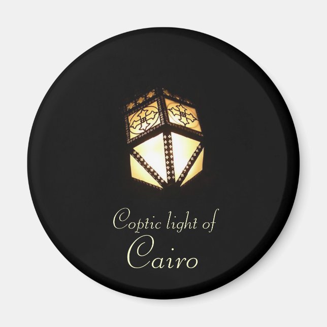 Coptic light of Cairo Magnet (Front)