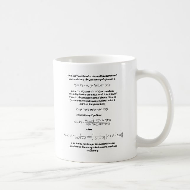 Copula Formula Coffee Mug (Right)