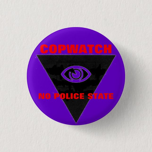copwatch no police state button (Front)