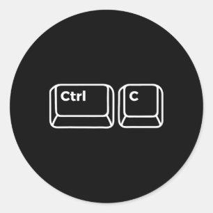 Copy And Paste Dad Shirt Matching Father Daughter  Classic Round Sticker