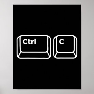 Copy And Paste Dad Shirt Matching Father Daughter  Poster