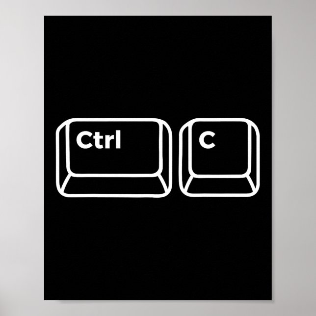 Copy And Paste Dad Shirt Matching Father Daughter  Poster (Front)