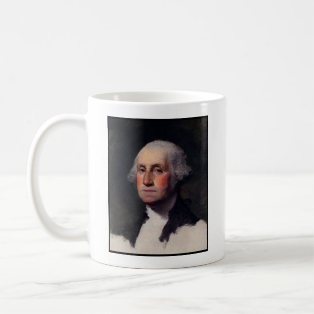 Copy Anthaeneum George Washington, Gilbert Stuart  Coffee Mug (Left)