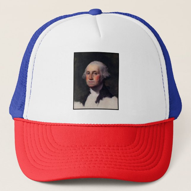 Copy Anthaeneum George Washington, Gilbert Stuart  Trucker Hat (Front)