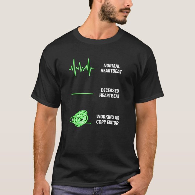 Copy Editor Worker Funny Copy Editor Jobs Premium T-Shirt (Front)