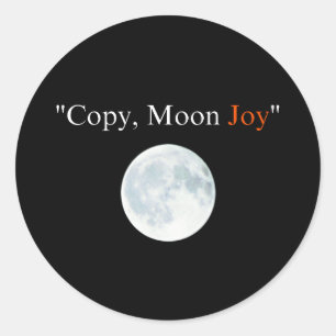 Copy Moon Joy – Full Moon Artemis Classic Round Sticker