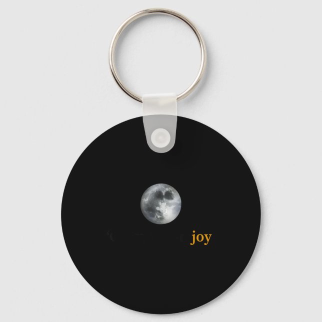 Copy Moon Joy Moon Mission II Space Quote Key Ring (Front)