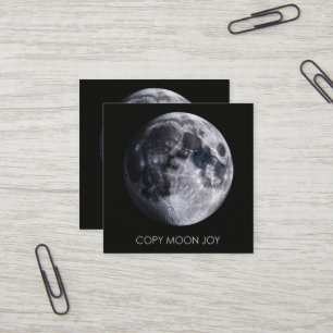 Copy Moon Joy Square Business Card