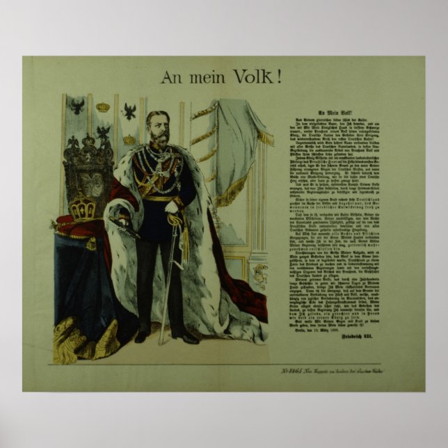 Copy of a declaration from Frederick III Poster (Front)
