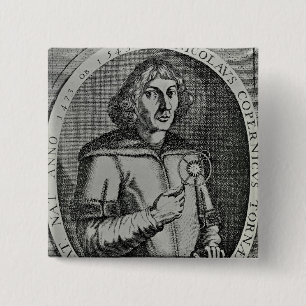 Copy of a Self Portrait 15 Cm Square Badge