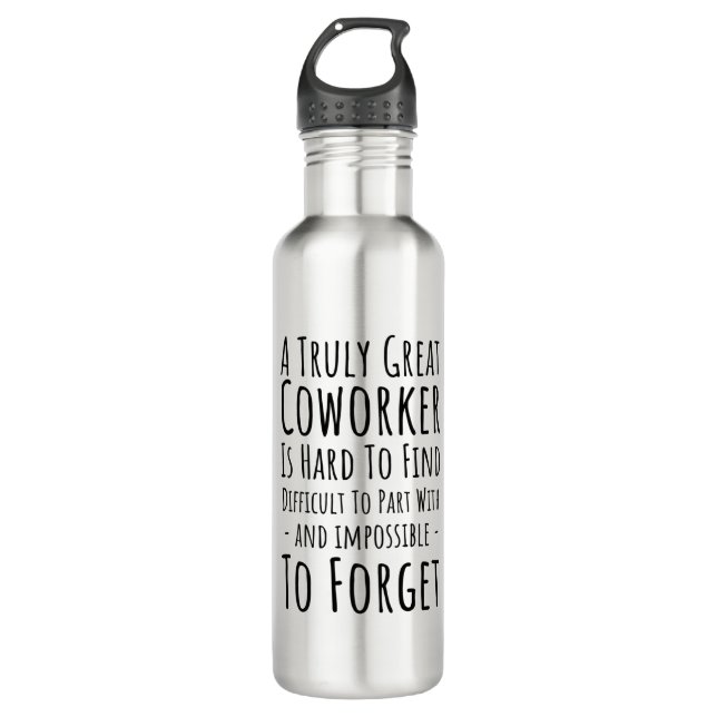 Copy of a truly great coworker is hard 710 ml water bottle (Front)