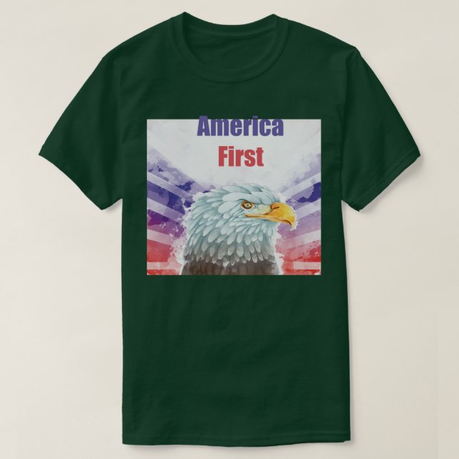 Copy of America First t shirt 2 (Design Front)