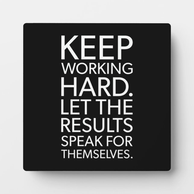 Copy of Believing In Yourself - Success Motivation Plaque (Front)