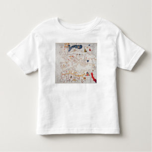 Copy of Catalan Map of Europe, North Africa Toddler T-Shirt