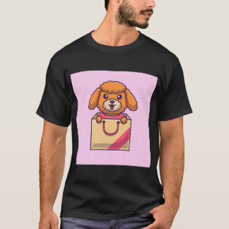 Copy of Cute Pug Dog Sick Fever Cartoon Vector Ico T-Shirt