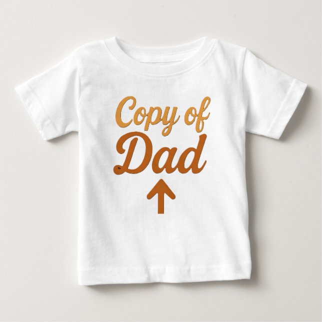 Copy of Dad Funny Matching Family Design Baby T-Shirt (Front)