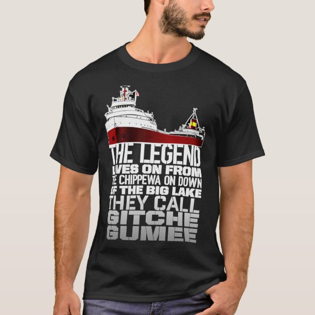 Copy Of Edmund Fitzgerald - The Legend Lives On Fr T-Shirt (Front)