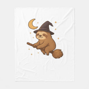 Copy of Ghost Hedgehog Librarian – Cute Halloween  Fleece Blanket