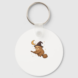 Copy of Ghost Hedgehog Librarian � Cute Halloween Key Ring