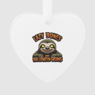 Copy of Ghost Hedgehog Librarian � Cute Halloween Ornament