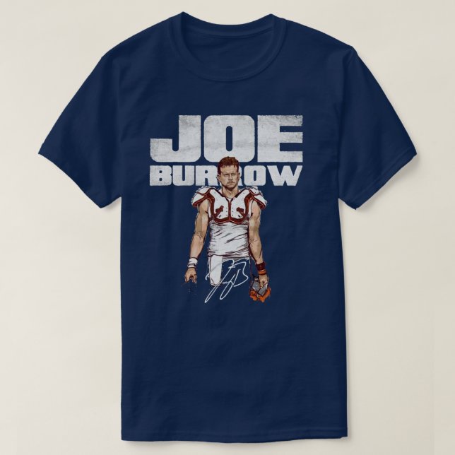Copy of Joe Burrow for Cincinnati Bengals fans T-Shirt (Design Front)