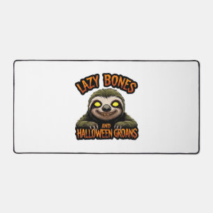 Copy of Lazy Bones and Halloween Groans - Creepy S Desk Mat