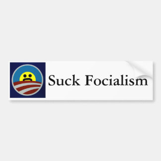 Copy of Obama-logo-712385, Suck Focialism Bumper Sticker