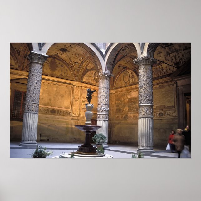 Copy of Putto with Dolphin by Andrea del Poster (Front)