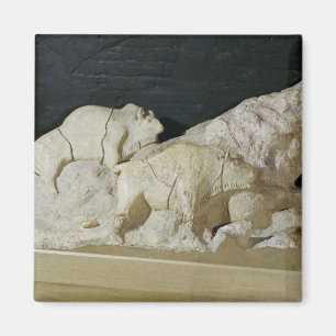 Copy of sculpture of bisons, Le Magnet